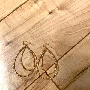 Light Pink and Gold Earrings